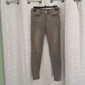 Soft gray wash American Eagle jeans